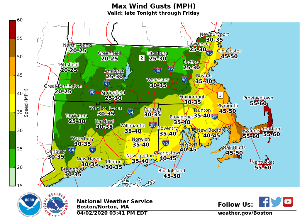 Weather Update - April 2, 2020 - Barnstable County